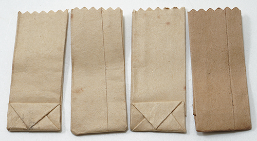 Dollhouse Miniature Small Grocery Bag, 4Pk Dollhouse Miniature Small Grocery Bag, 4Pk